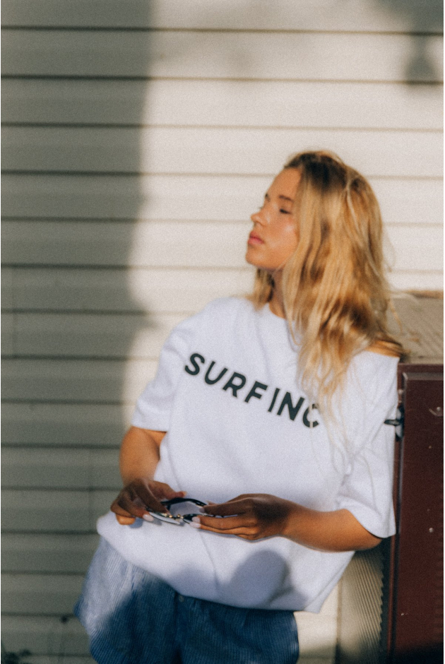 Logo Tee - Paper White | Surf Inc. Logo Tee - Paper White | Surf Inc.
