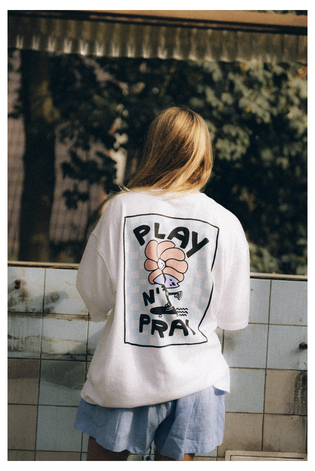 Nice Blue Linen Shorts