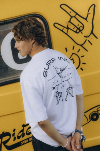 No Rules Tee - Paper White