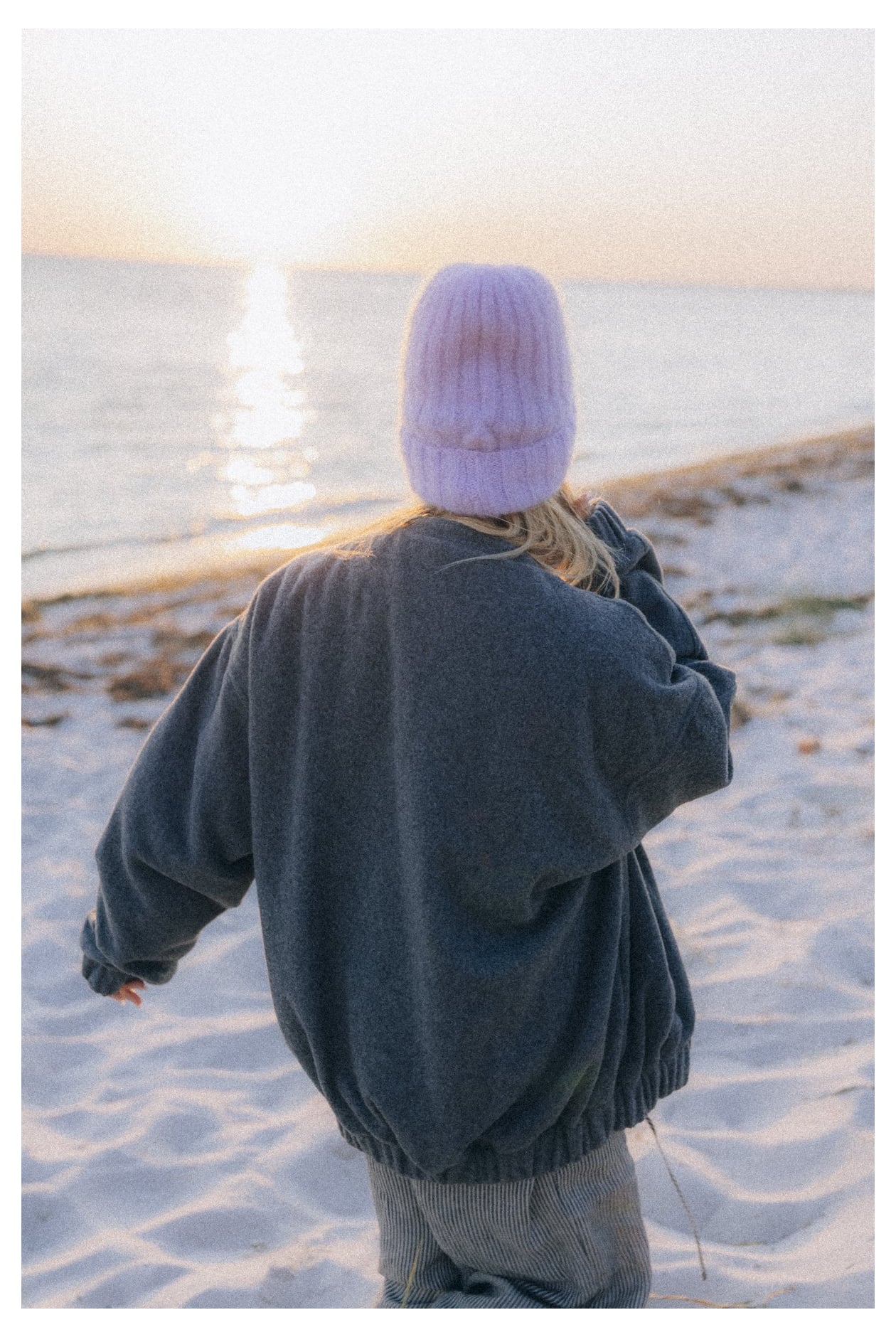 Olivia Little Tiger Beanie - Purple Haze