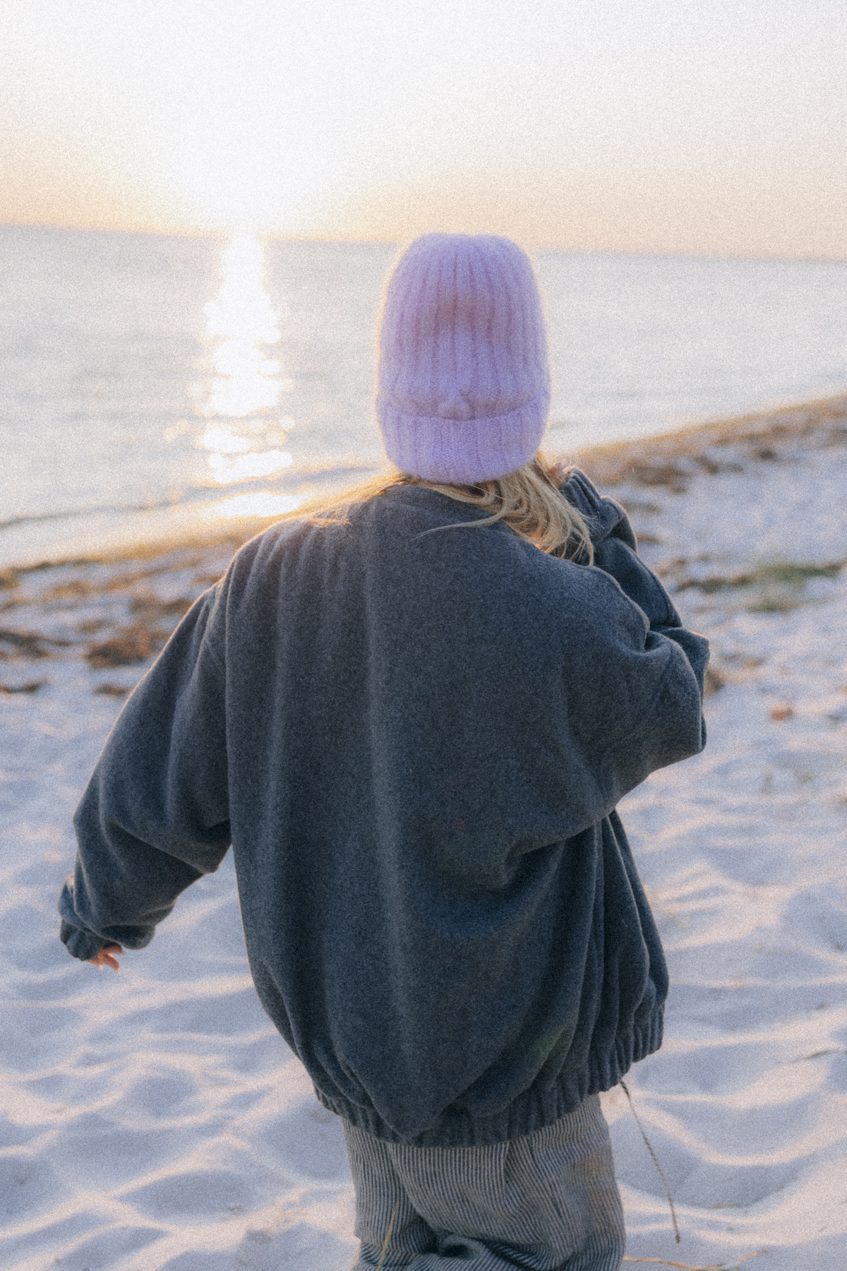 Olivia Little Tiger Beanie - Purple Haze