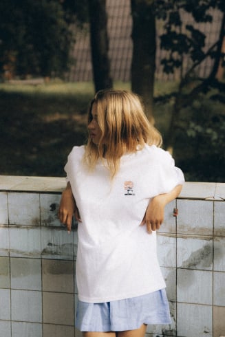 Play N'Pray Tee - Paper White