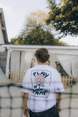 Play N'Pray Tee - Paper White