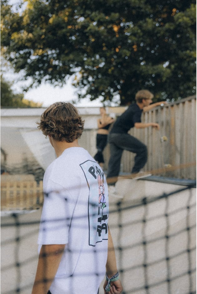 Play N'Pray Tee - Paper White Play N'Pray Tee - Paper White