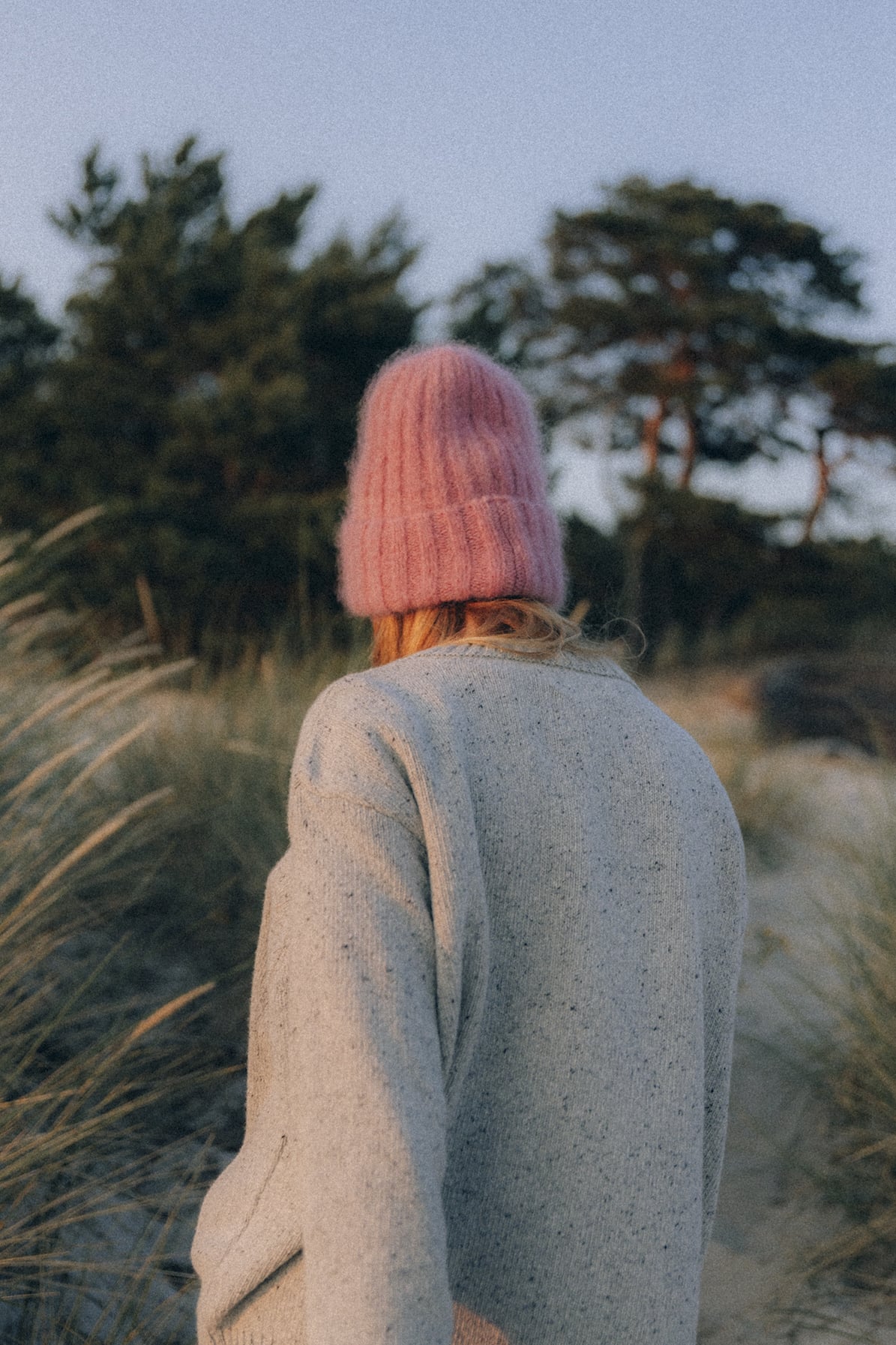 Beach Bum Sweater - Light Grey