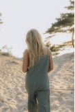 Linen Culotte Suit - Olive Linen Culotte Suit - Olive