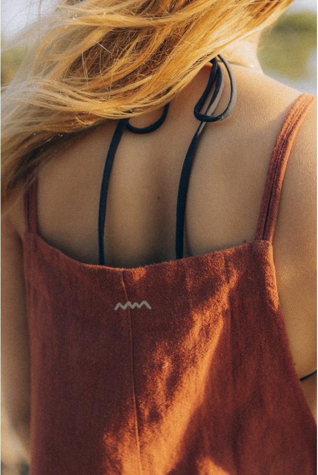 Linen Culotte Suit - Terra Linen Culotte Suit - Terra