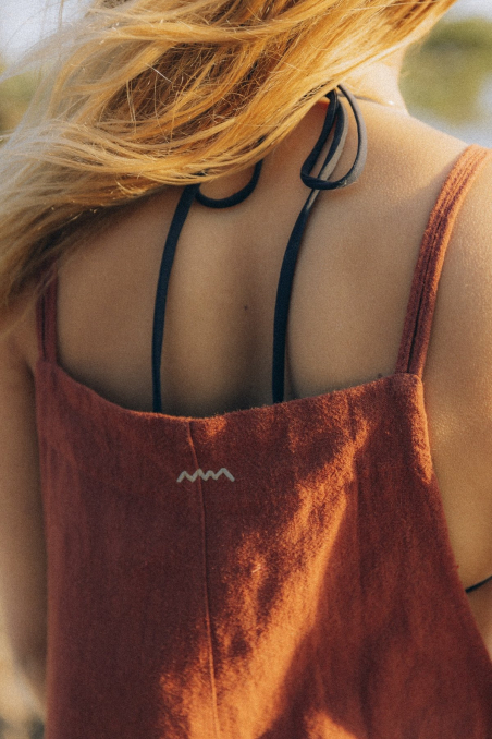 Linen Culotte Suit - Terra Linen Culotte Suit - Terra