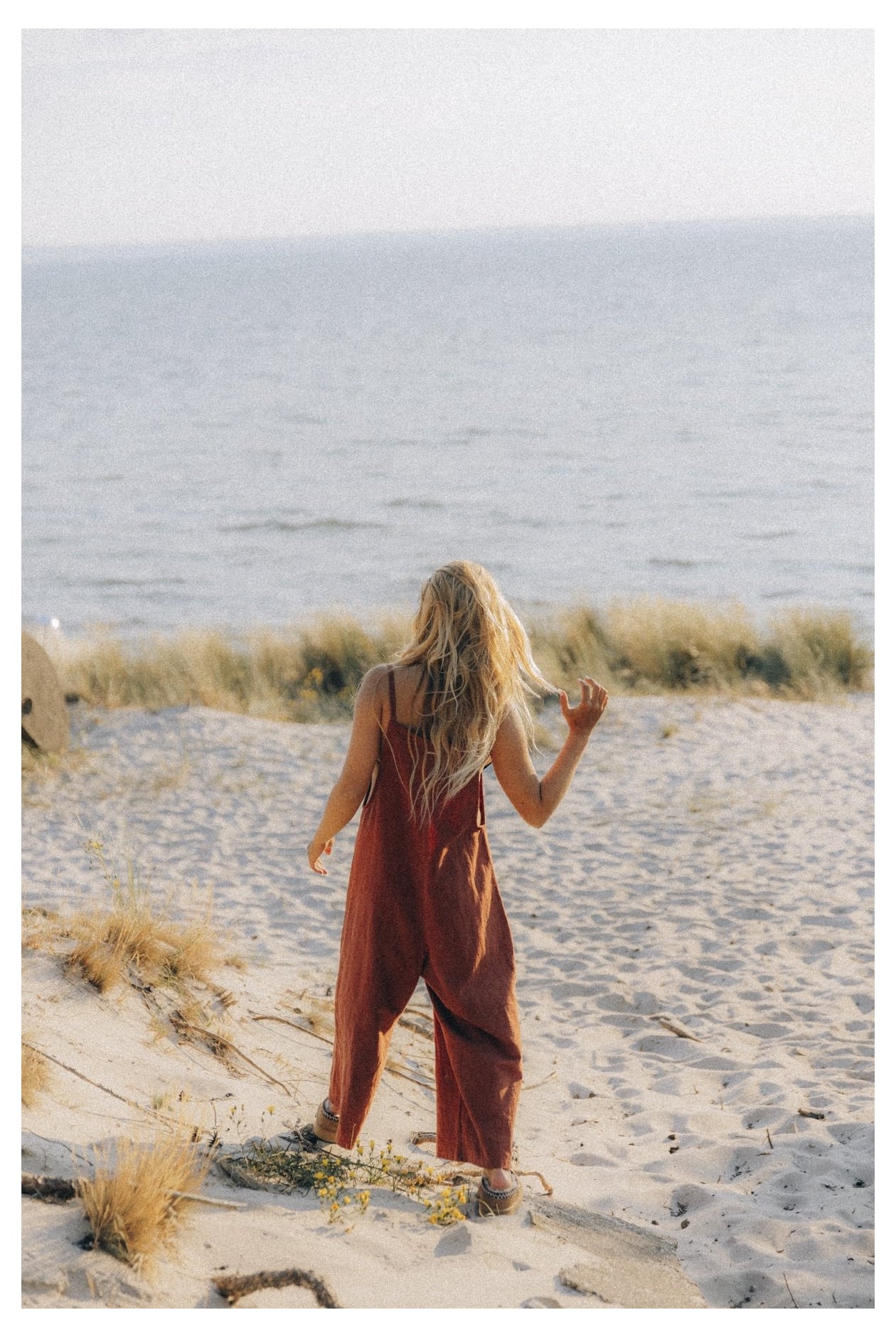 Linen Culotte Suit - Terra
