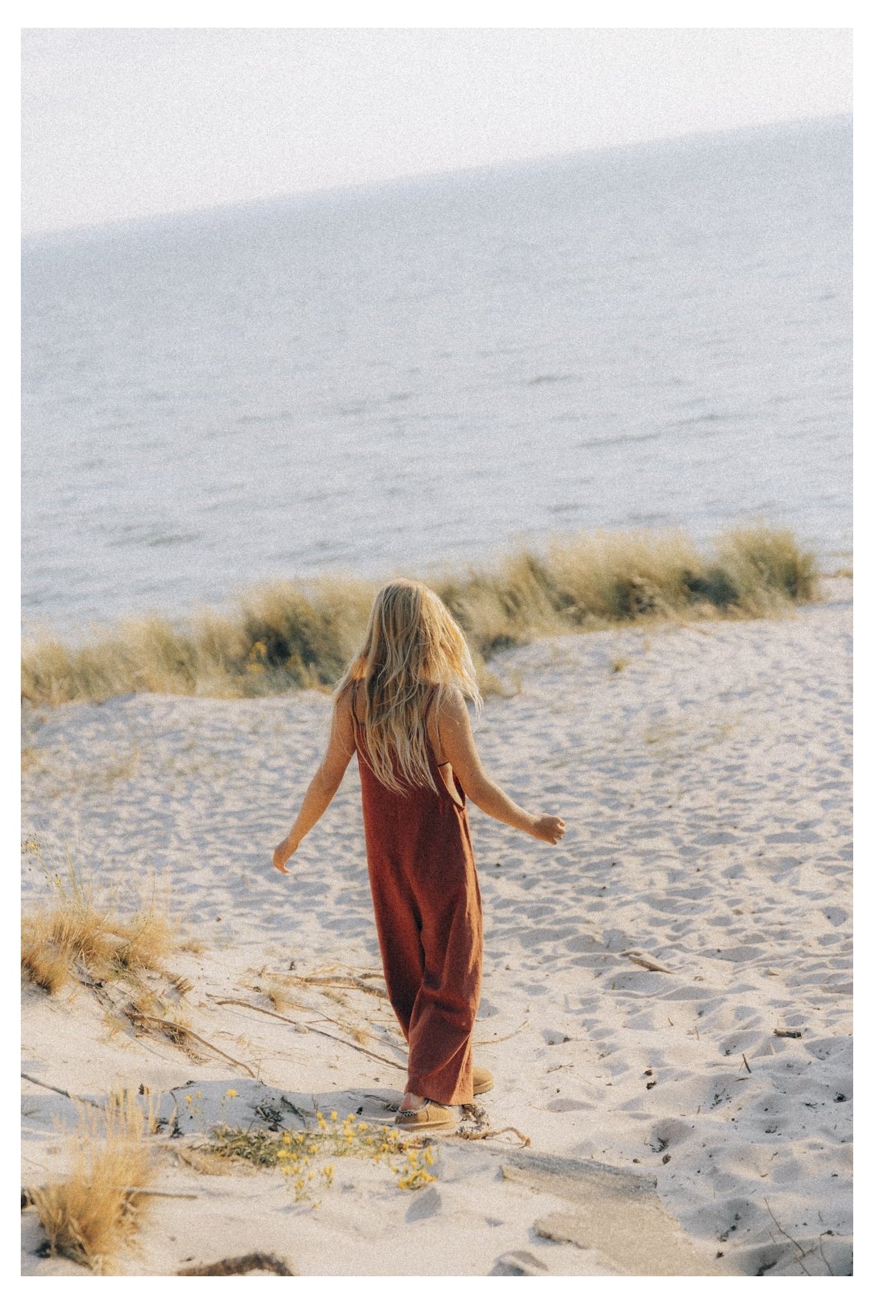 Linen Culotte Suit - Terra