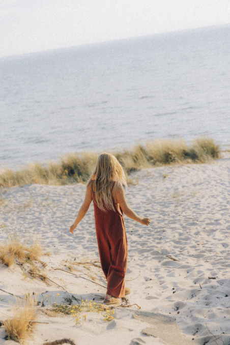 Linen Culotte Suit - Terra Linen Culotte Suit - Terra