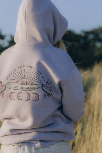Let Angels Surf Hoodie - Purple Haze
