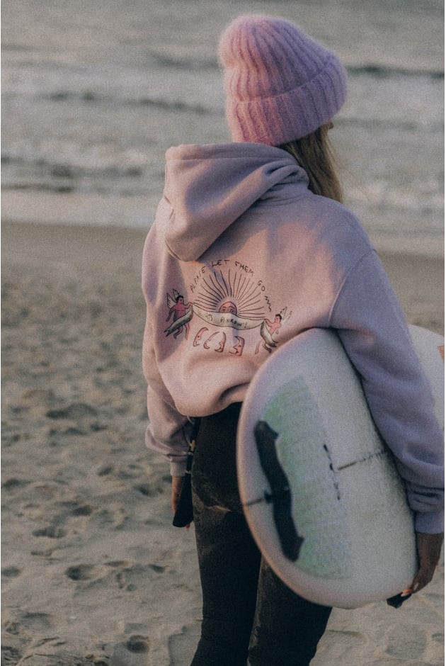 Let Angels Surf Hoodie - Purple Haze Let Angels Surf Hoodie - Purple Haze