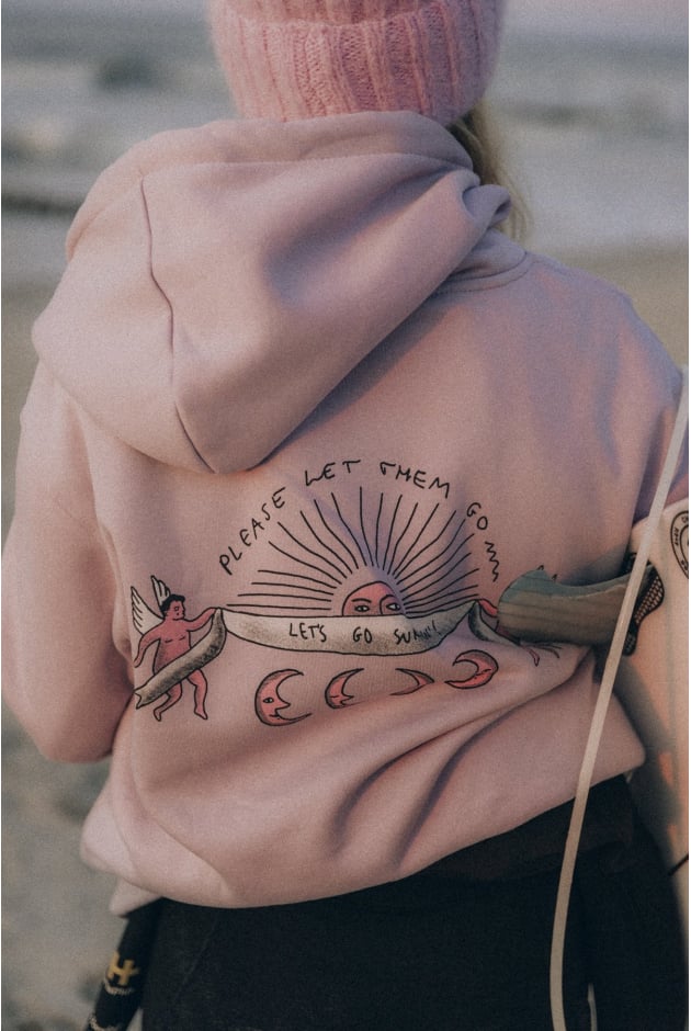 Let Angels Surf Hoodie - Purple Haze Let Angels Surf Hoodie - Purple Haze