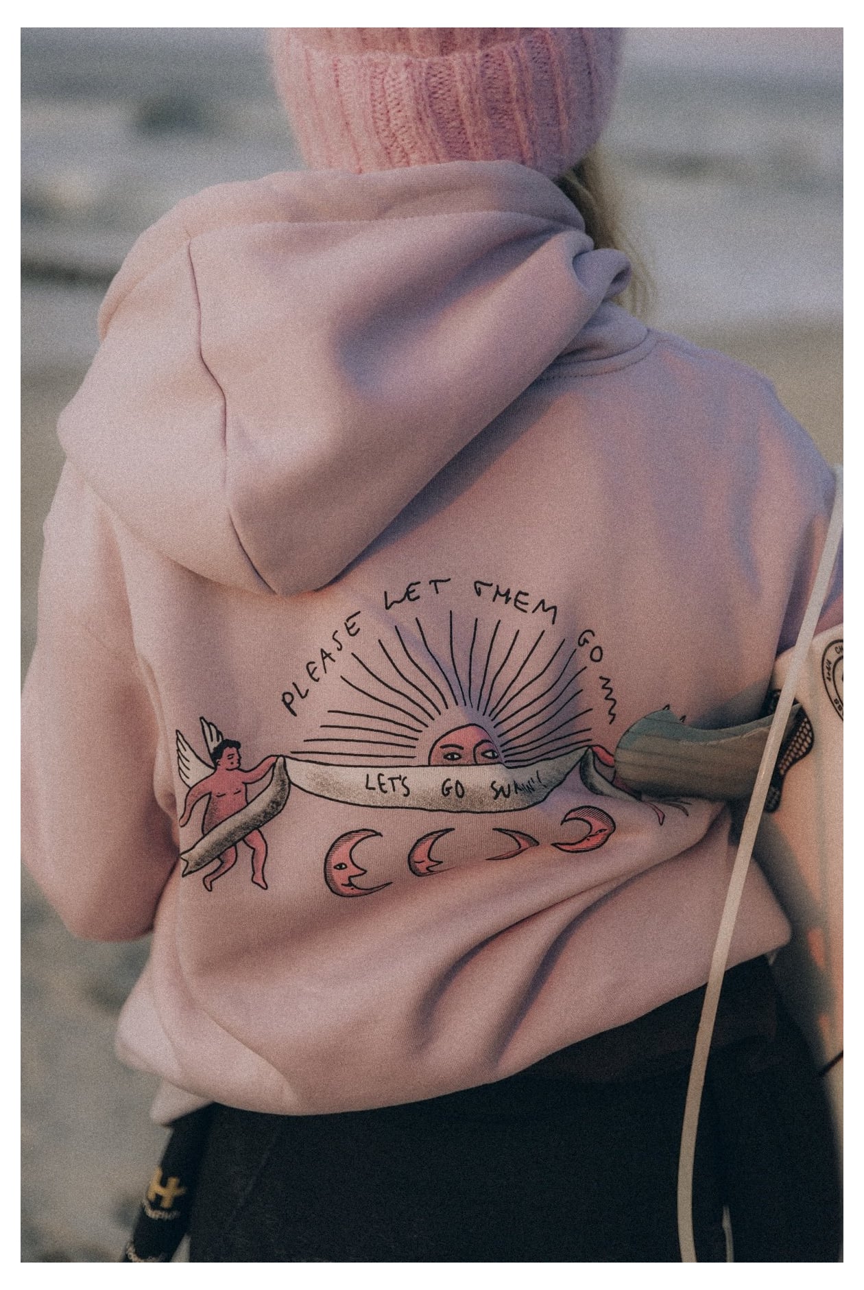 Let Angels Surf Hoodie - Purple Haze