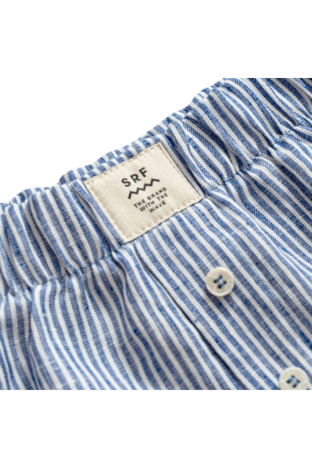 Lazy Linen Boxer Shorts - Royal Blue Lazy Linen Boxer Shorts - Royal Blue