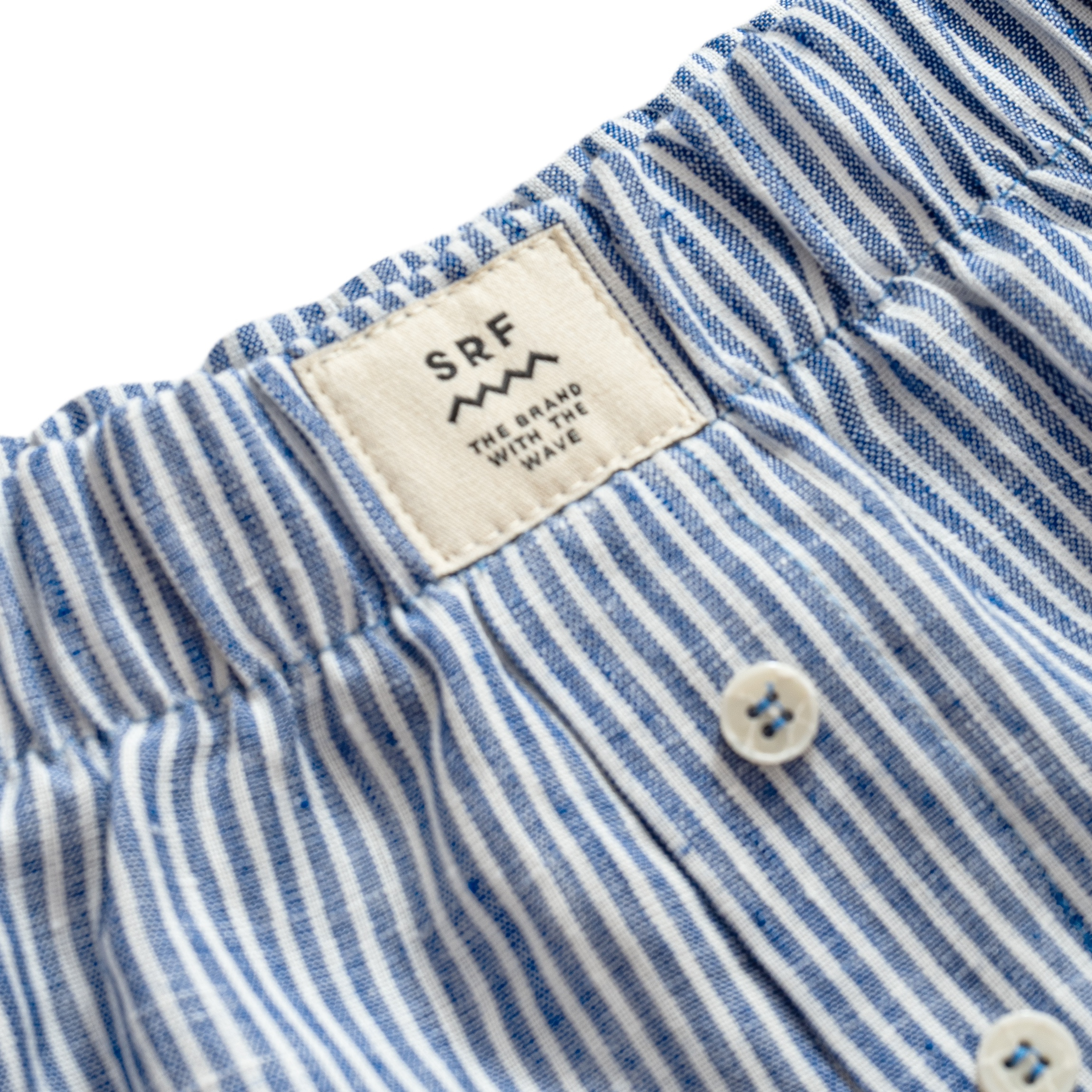 Lazy Linen Boxer Shorts - Royal Blue