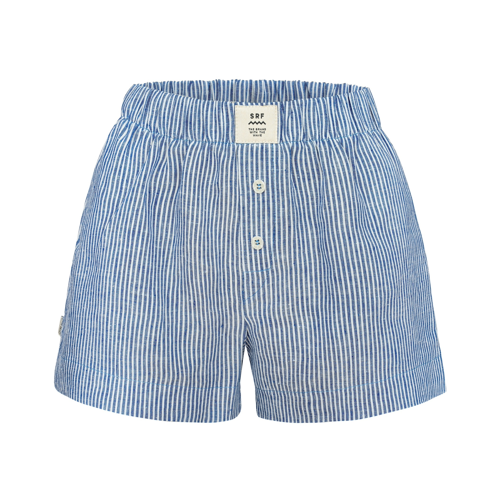 Lazy Linen Boxer Shorts - Royal Blue