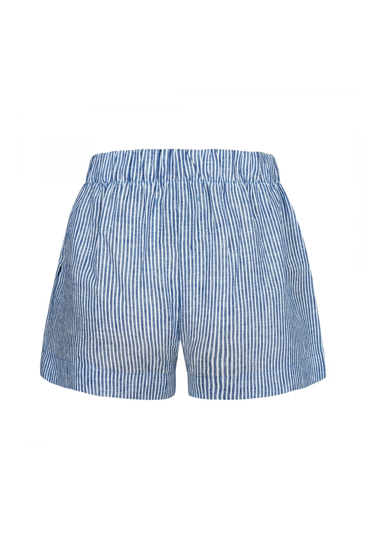 Lazy Linen Boxer Shorts - Royal Blue Lazy Linen Boxer Shorts - Royal Blue