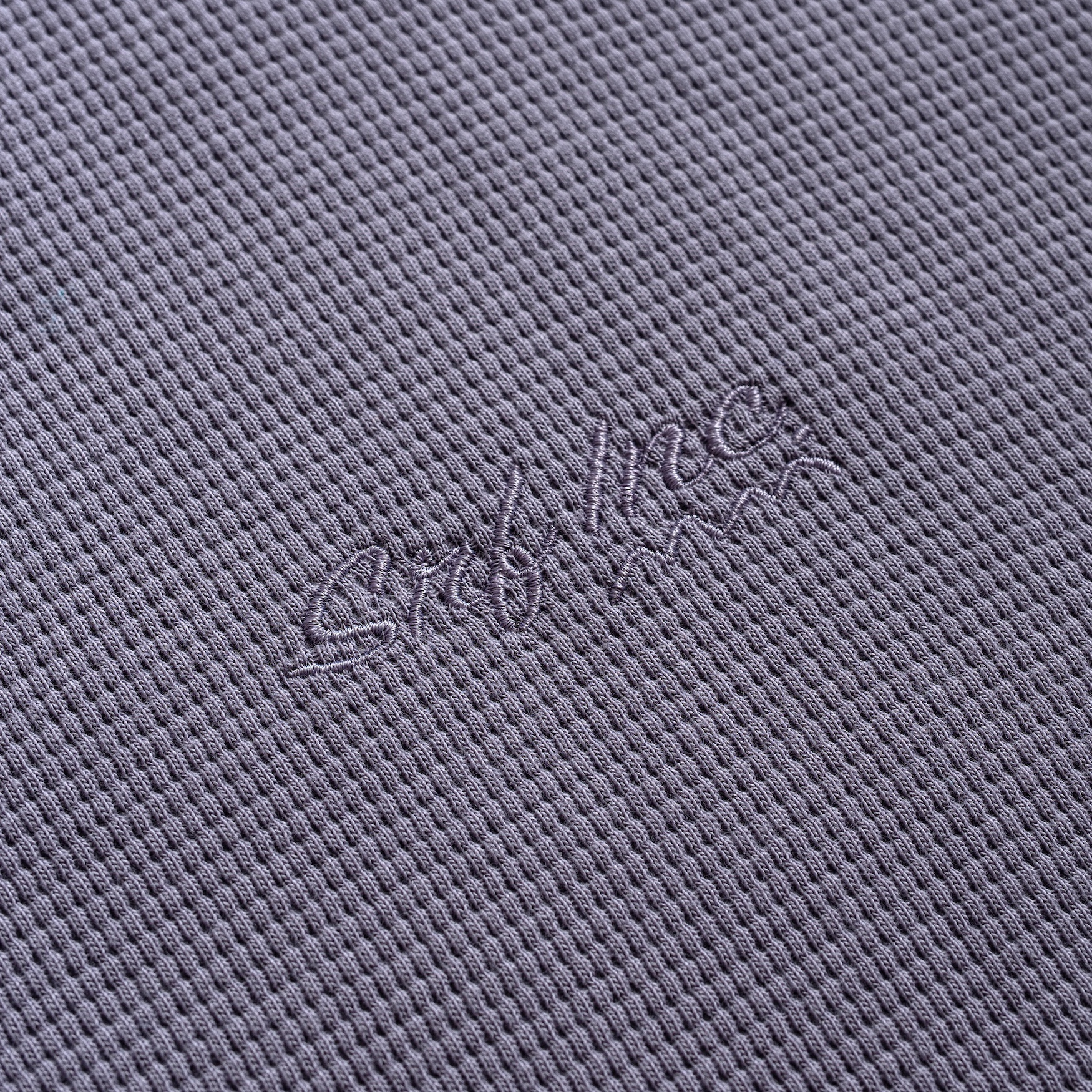 Waffle Longsleeve - Heather Purple