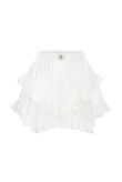 Wave Tiger Skirt - Paper White Wave Tiger Skirt - Paper White