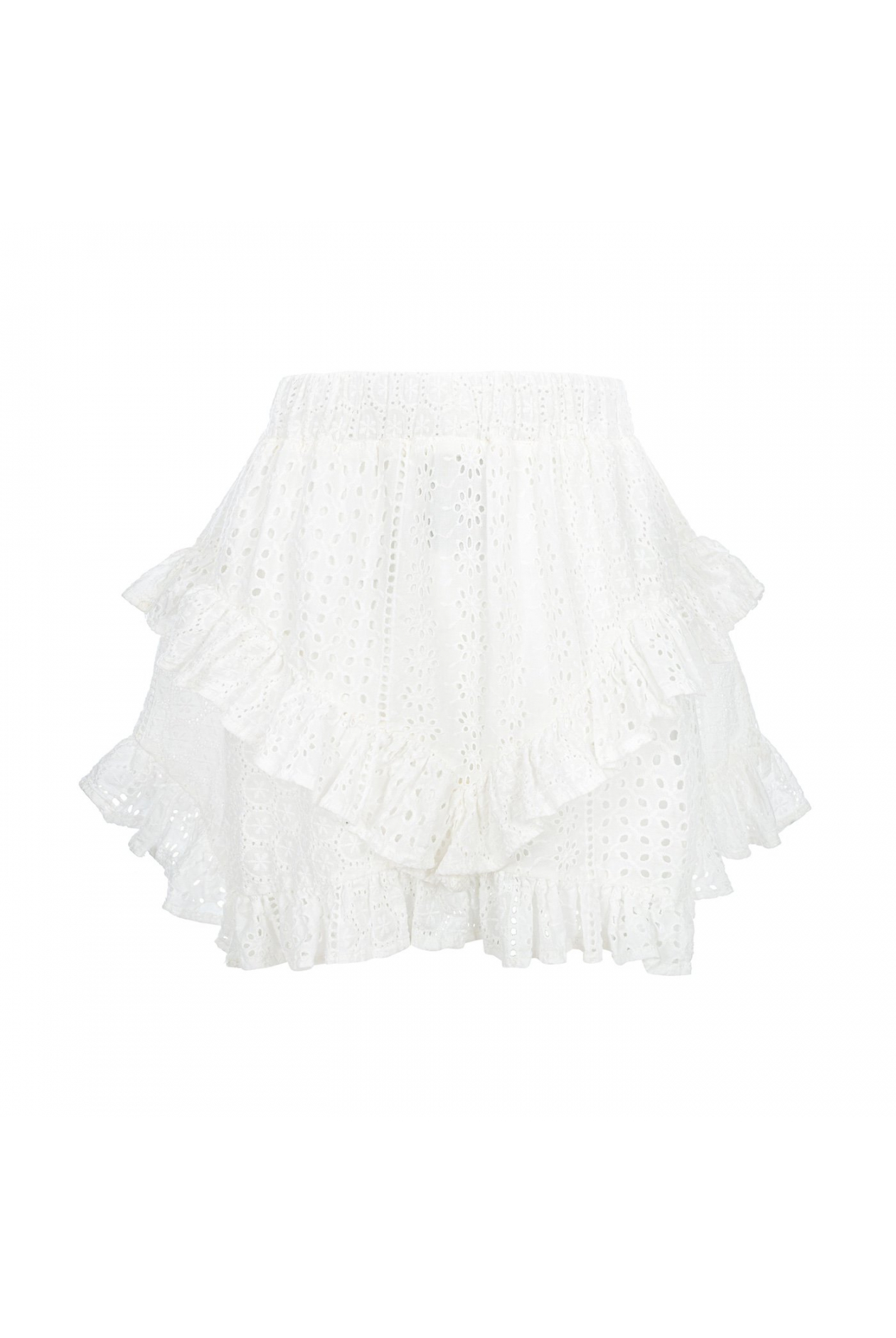 Wave Tiger Skirt - Paper White Wave Tiger Skirt - Paper White