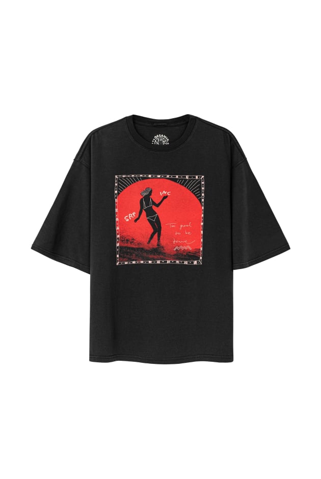 Too Good To Be True Box Tee - Acid Black Too Good To Be True Box Tee - Acid Black