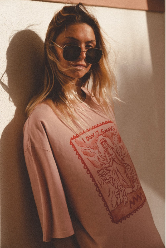 I Don't Smoke Box Tee - Pink Kush I Don't Smoke Box Tee - Pink Kush