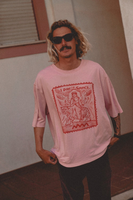 I Don't Smoke Box Tee - Pink Kush I Don't Smoke Box Tee - Pink Kush