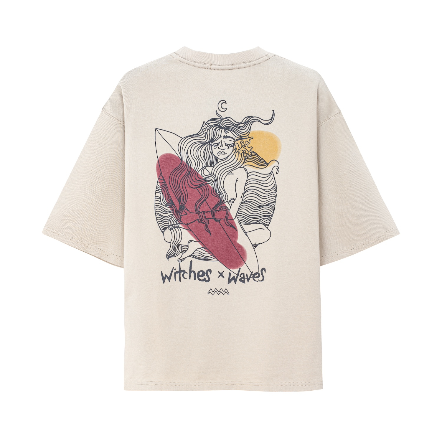 WITCHES x WAVES Tee - Dirty White