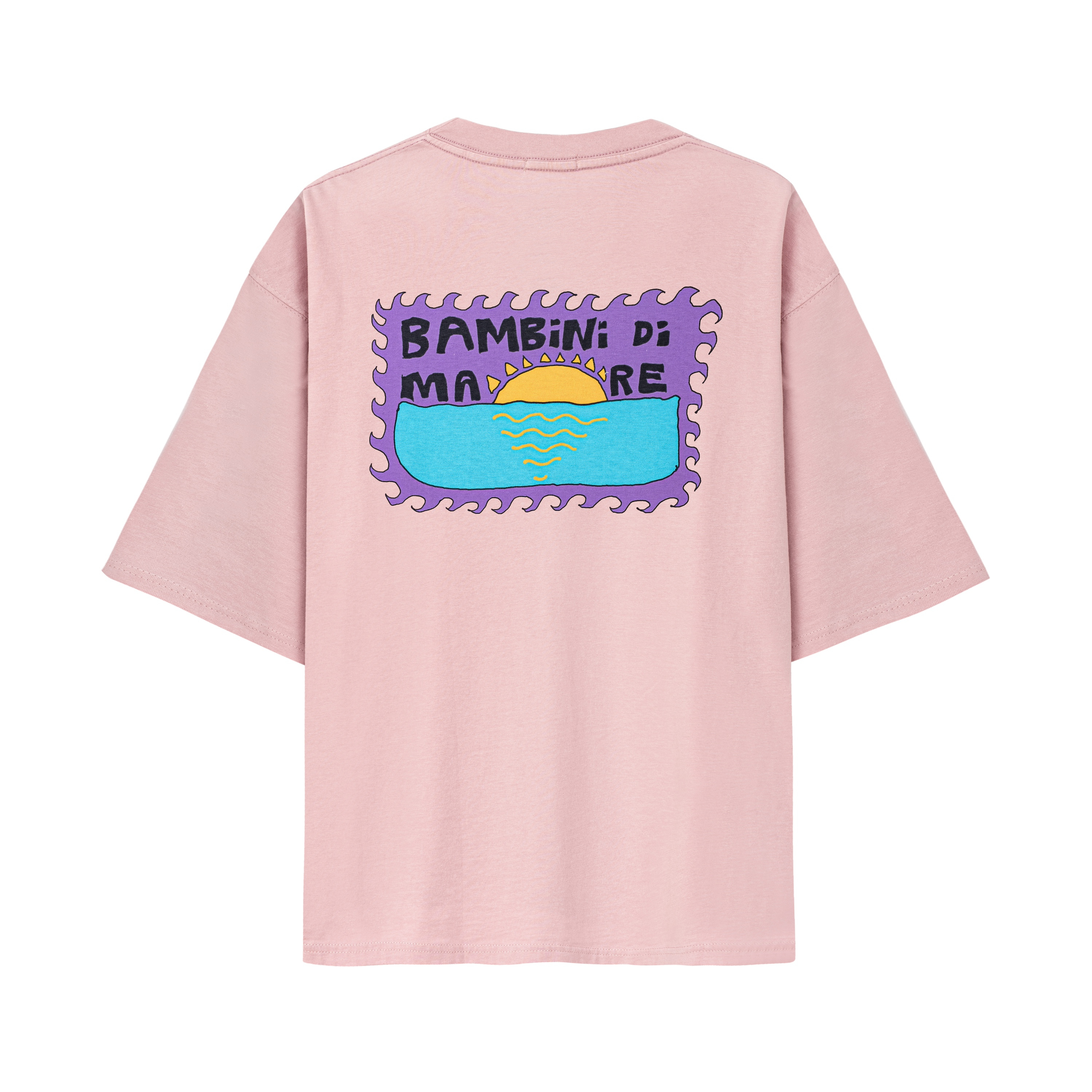Bambini di Mare Box Tee - Pink Kush