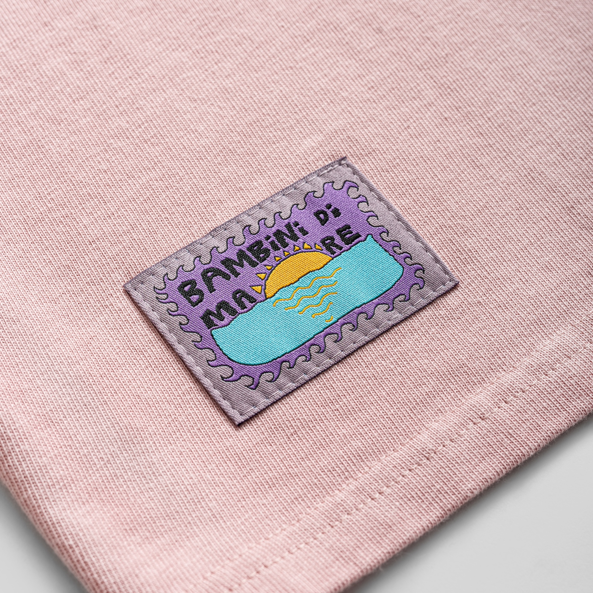 Bambini di Mare Box Tee - Pink Kush
