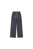 Front Hem Pants - Stone Grey Front Hem Pants - Stone Grey
