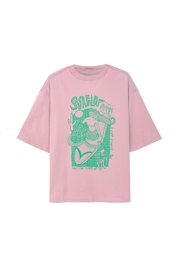 Flippers Tee - Pink Kush Flippers Tee - Pink Kush