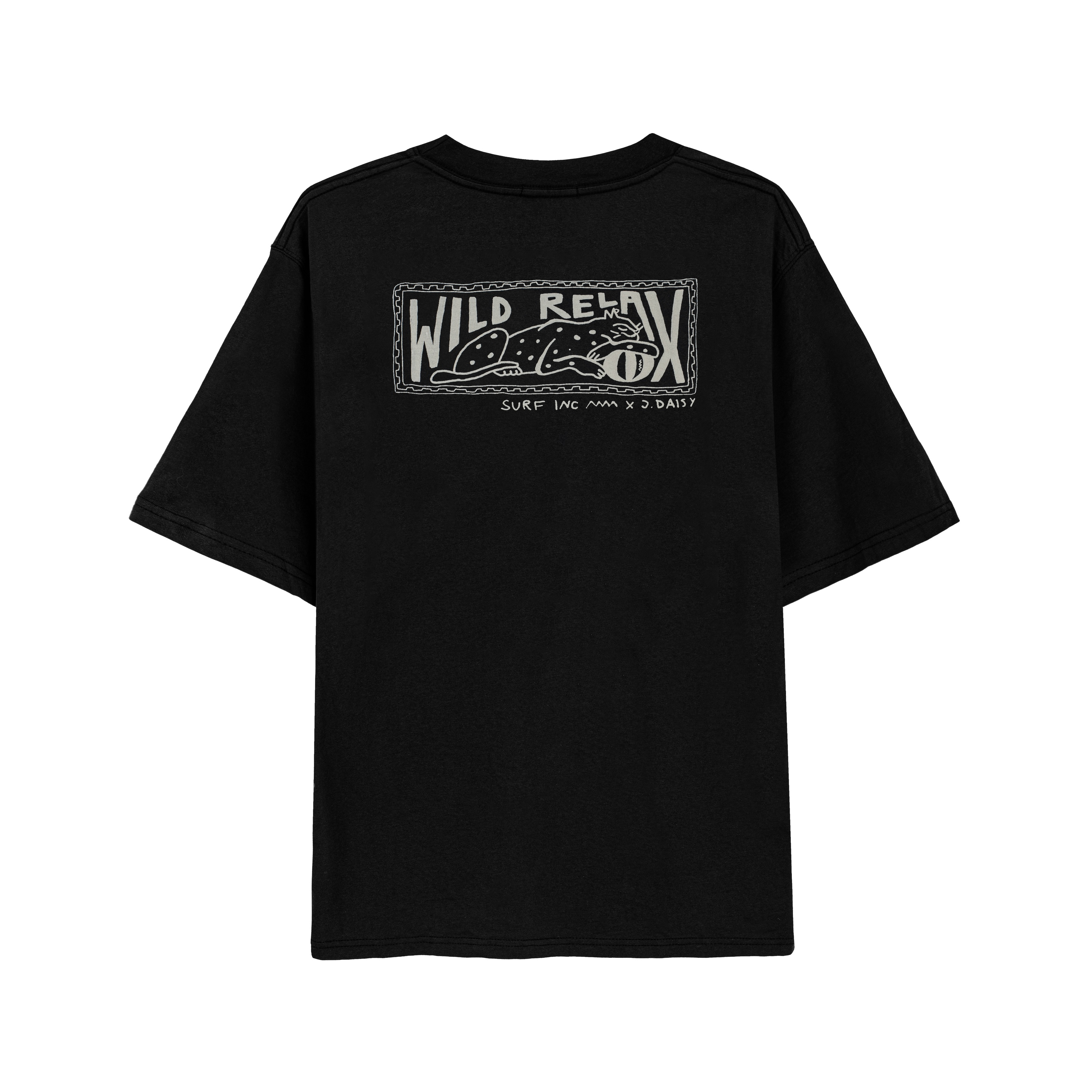 Wild Relax Tee - Acid Black