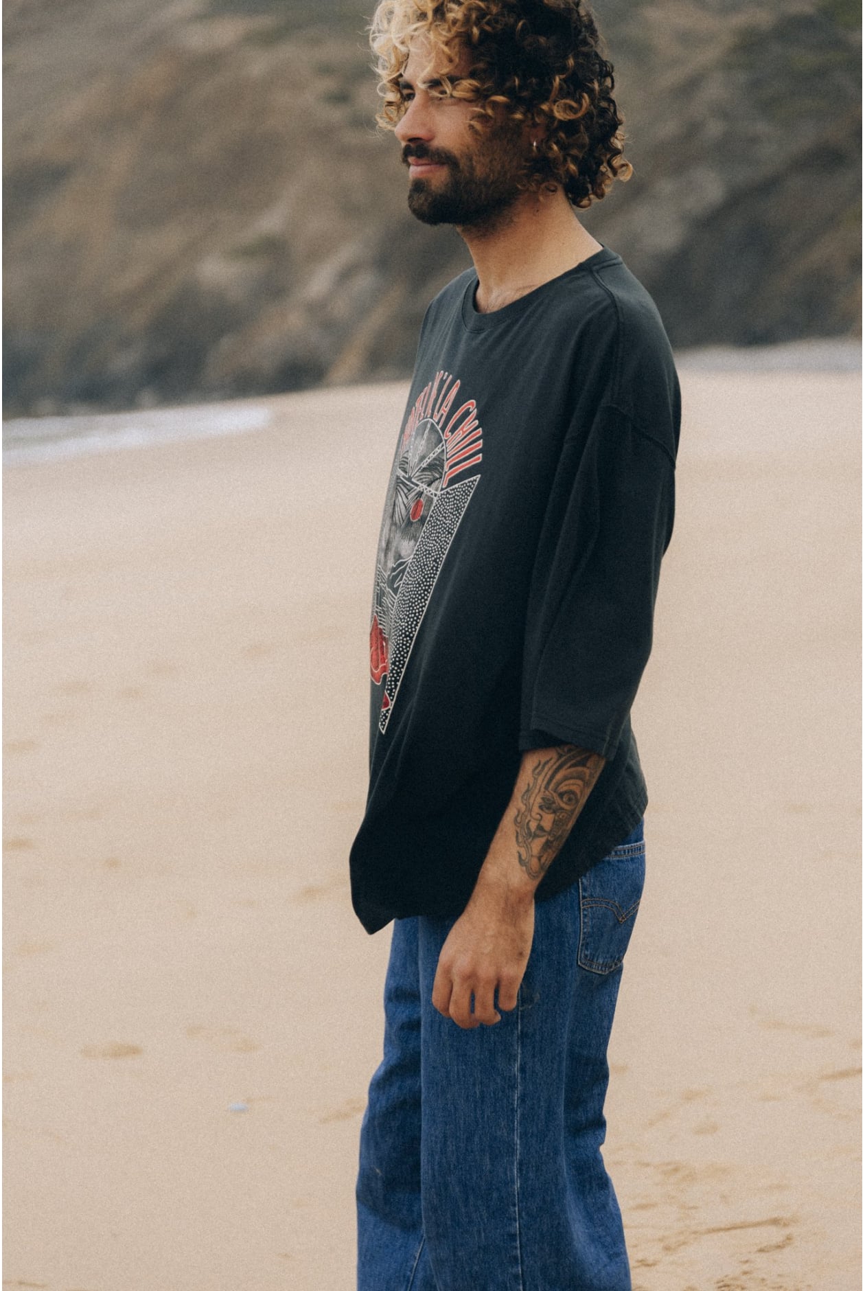 De'la Chill Tee - Acid Black De'la Chill Tee - Acid Black