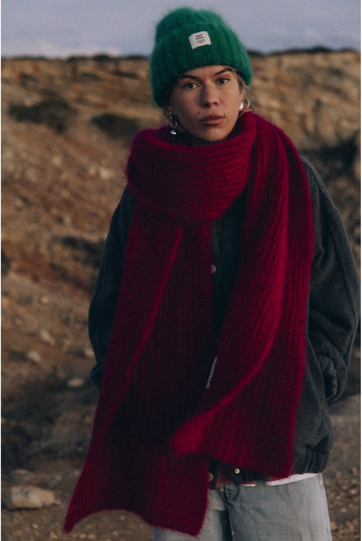 Olivia SRF Beanie - Green Queen