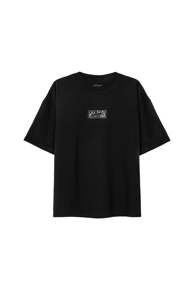 Wild Relax Tee - Acid Black Wild Relax Tee - Acid Black