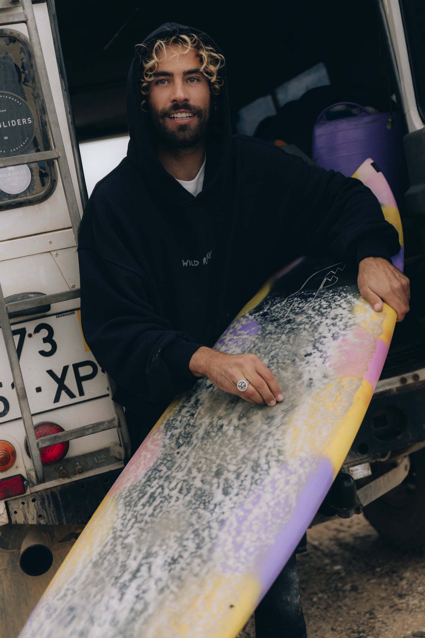 Chillin&rsquo;rn Hoodie - Acid Black