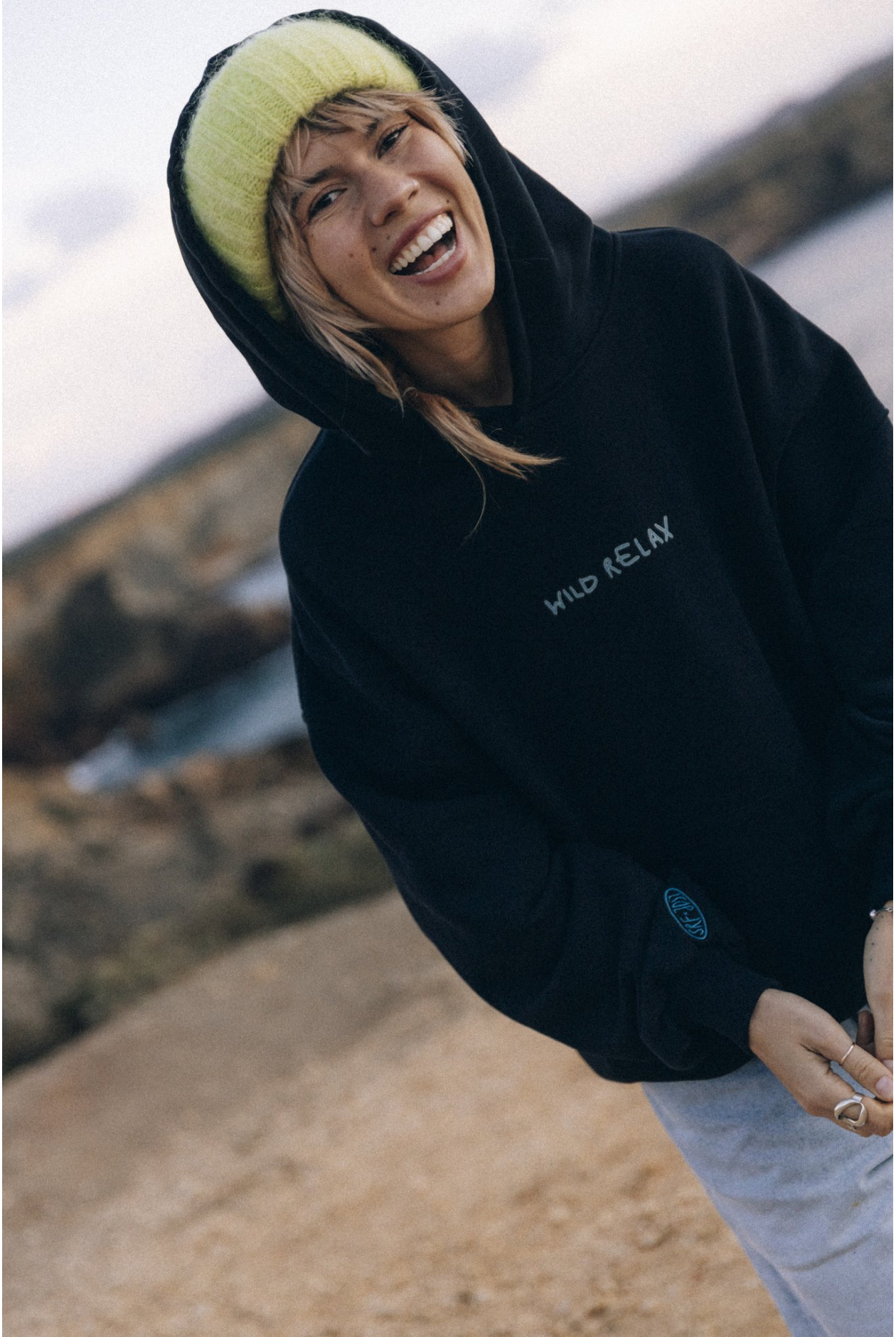 Chillin&rsquo;rn Hoodie - Acid Black