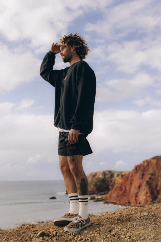 Wild Relax Sweat - Space Black - Bluzy