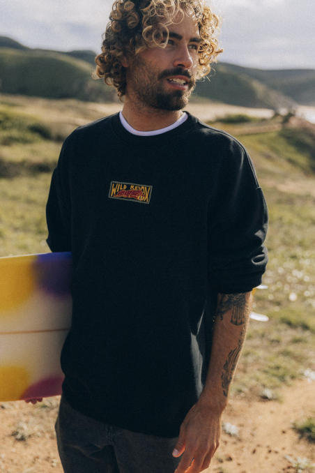 Wild Relax Sweat - Acid Black Wild Relax Sweat - Acid Black