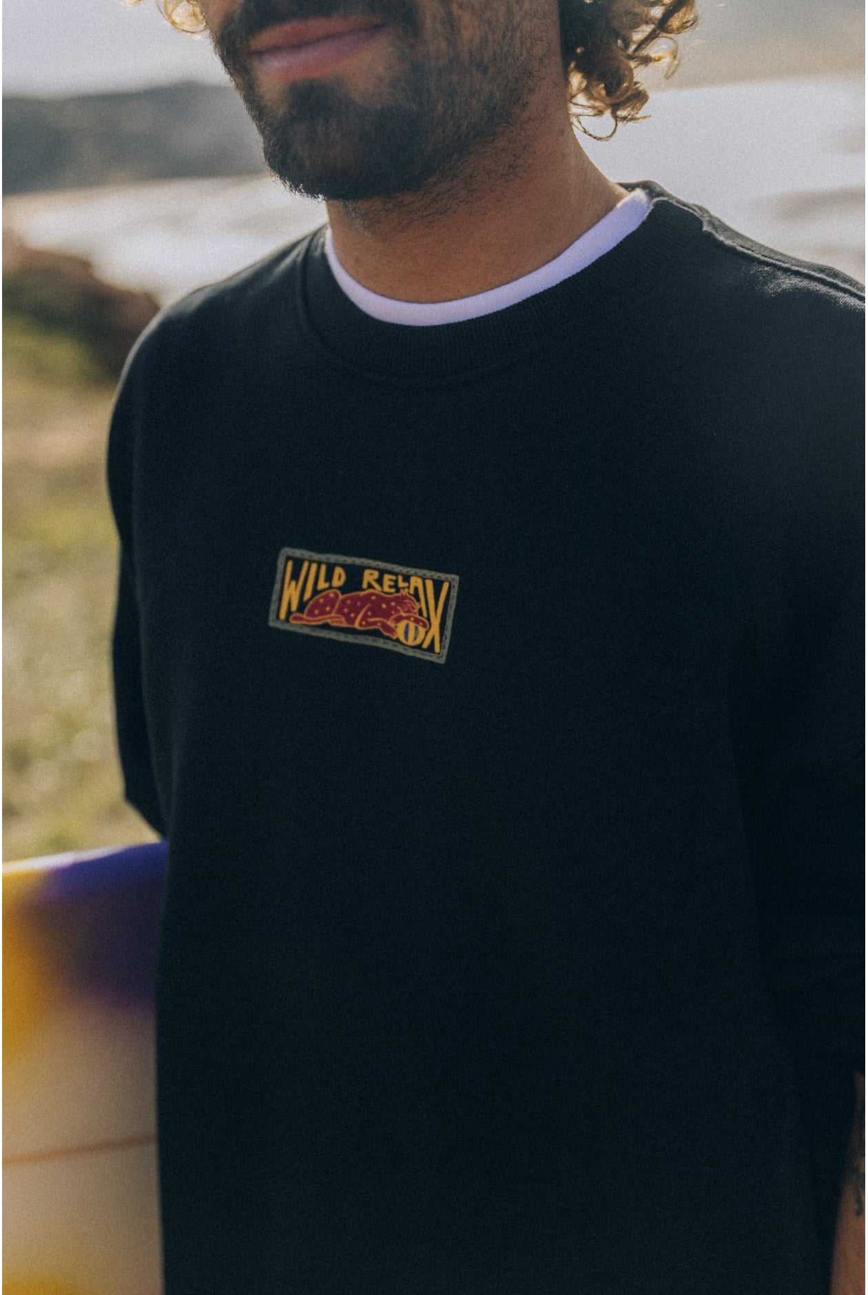 Wild Relax Sweat - Acid Black Wild Relax Sweat - Acid Black