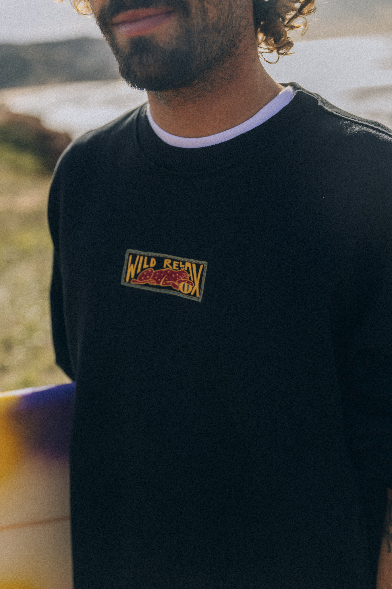 Wild Relax Sweat - Space Black - Bluzy