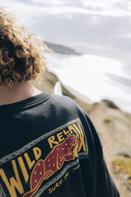 Wild Relax Sweat - Acid Black Wild Relax Sweat - Acid Black