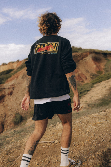 Wild Relax Sweat - Acid Black Wild Relax Sweat - Acid Black