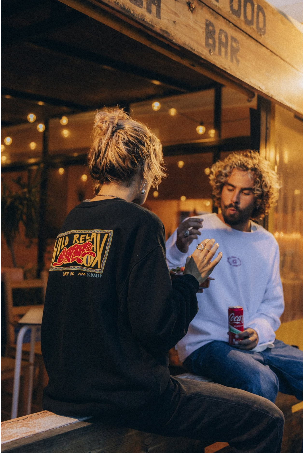 Wild Relax Sweat - Acid Black Wild Relax Sweat - Acid Black