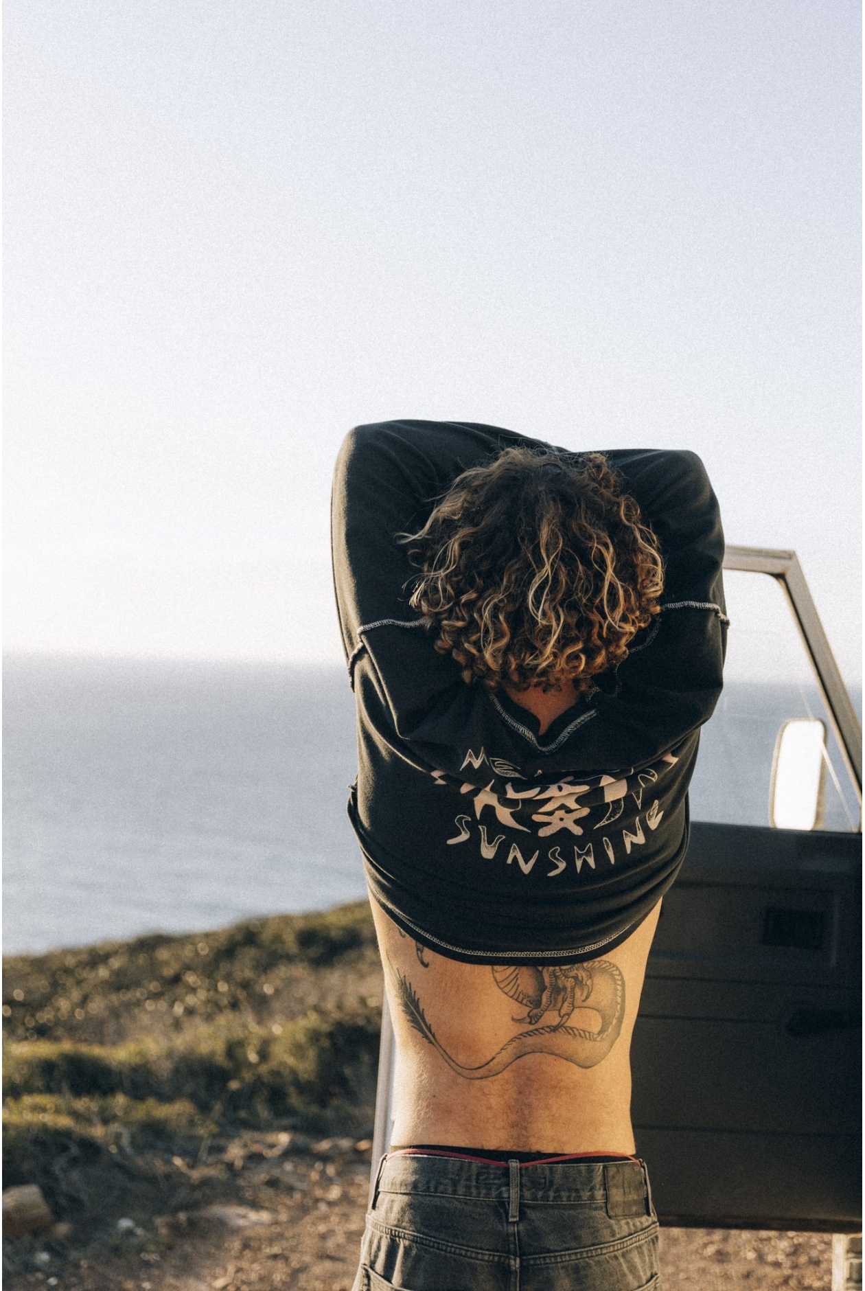 Melted Sunshine Double Sun LS - Acid Black Melted Sunshine Double Sun LS - Acid Black