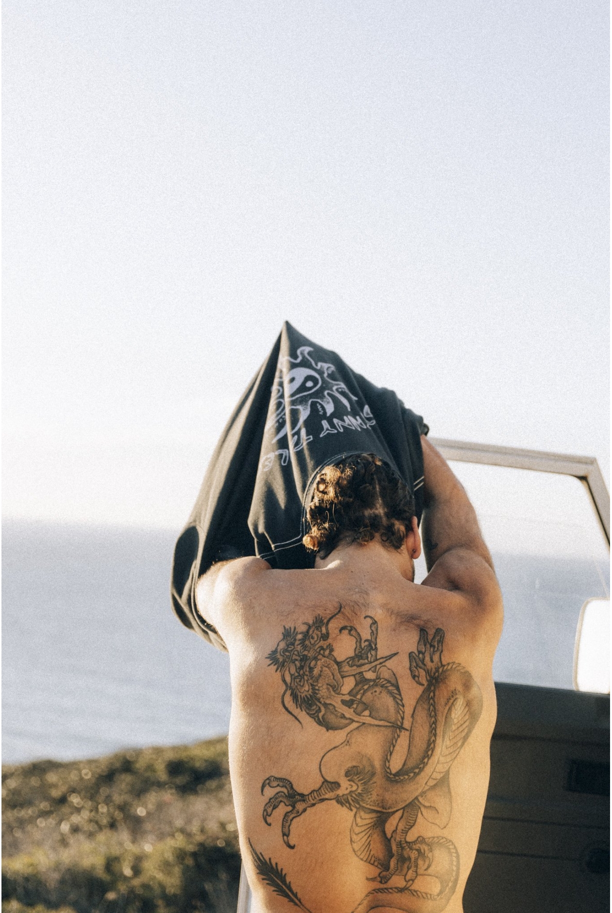 Melted Sunshine Double Sun LS - Acid Black Melted Sunshine Double Sun LS - Acid Black