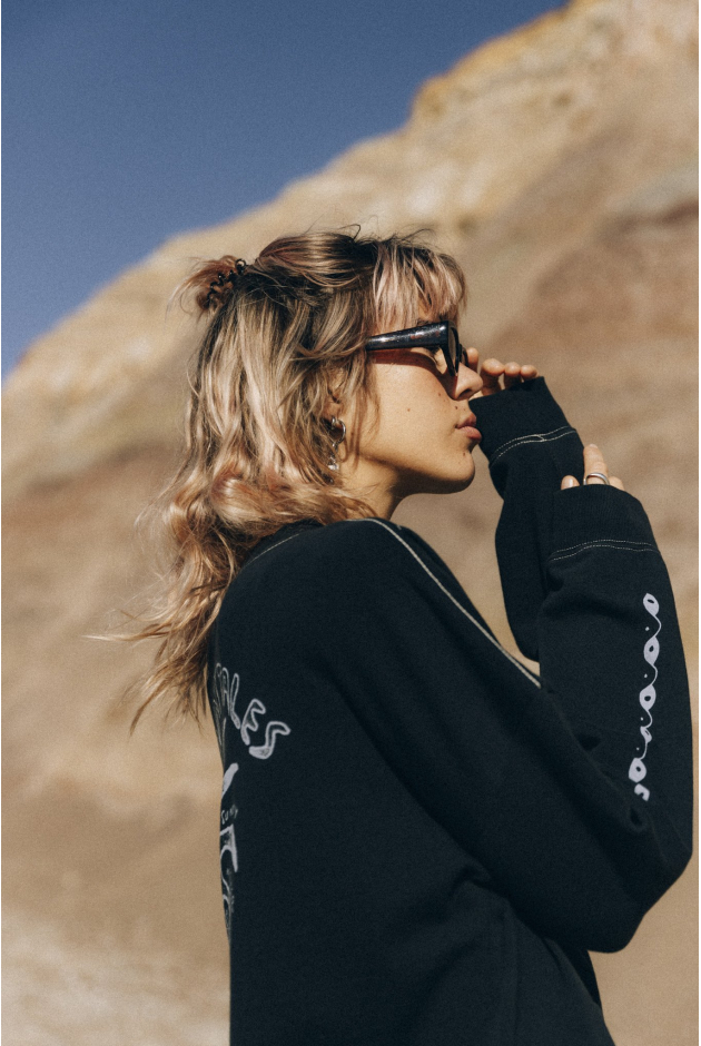 Melted Sunshine Double Sun LS - Acid Black | Surf Melted Sunshine Double Sun LS - Acid Black | Surf